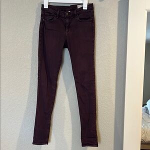 Dark Purple Skinny Jeans